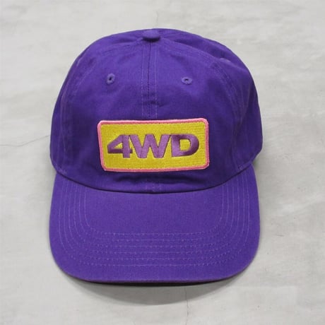 4WD  (4 WORTH DOING) / 4WD LOGO PATCH 5 PANEL HAT / PURPLE
