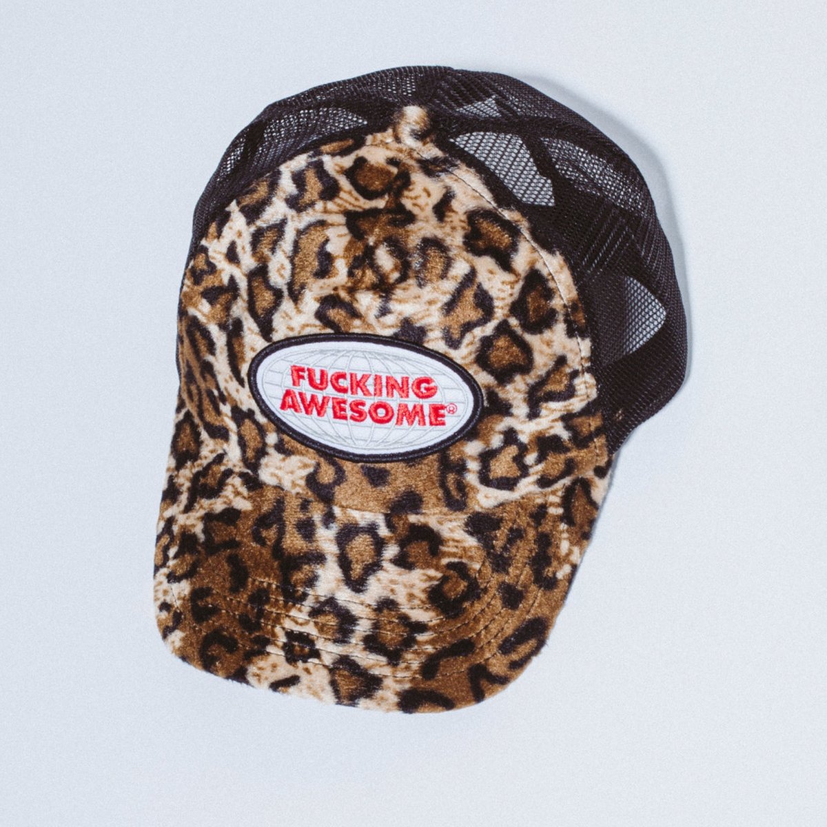 FUCKING AWESOME / STAMP LOGO LEOPARD TRUCKER HA