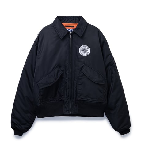 BoTT / NYLON FLIGHT JACKET / BLACK
