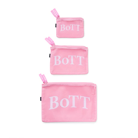 BoTT / MESH POUCH SET / PINK