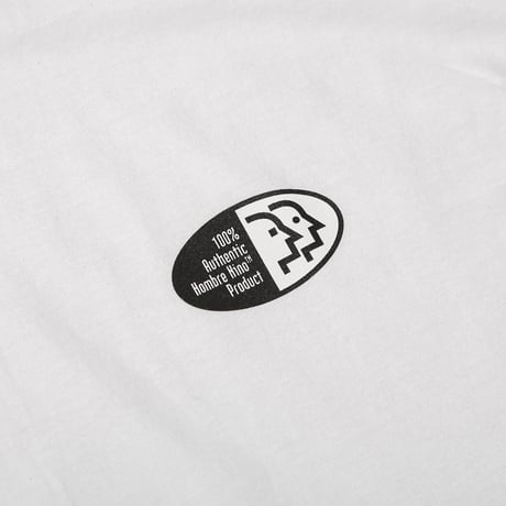 HOMBRE NINO / S/S PRINT TEE (OVAL LOGO) / WHITE