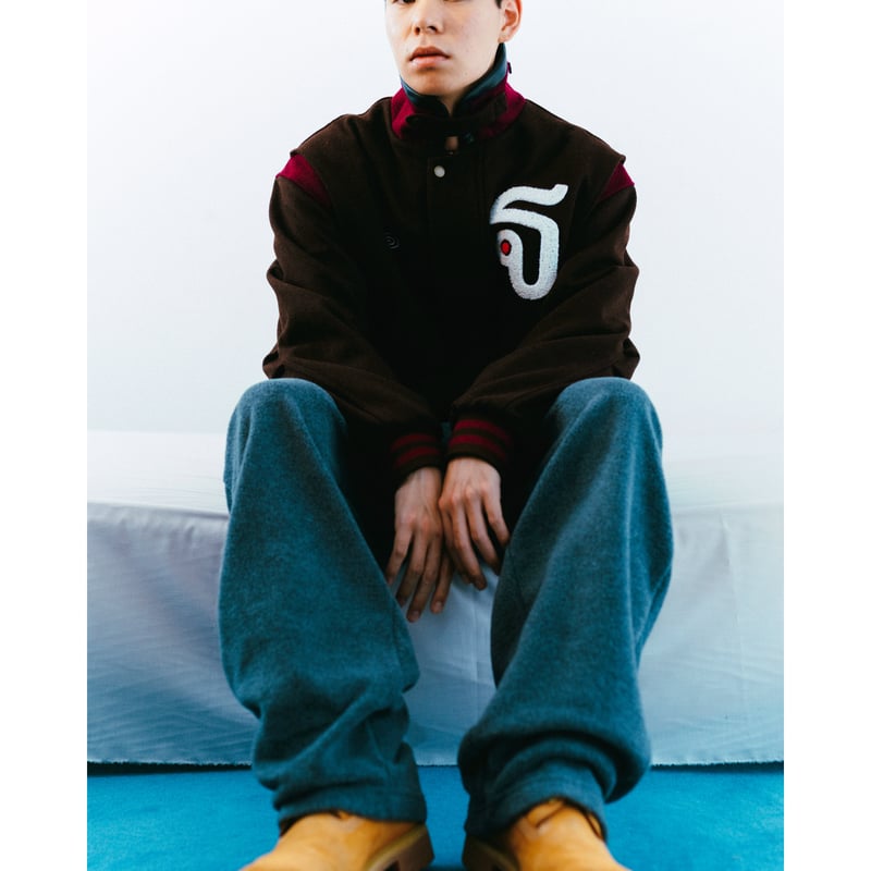 SOL soonerorlater / VARSITY JACKET / BROWN | So