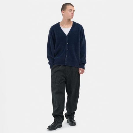 STUSSY / SHAGGY CARDIGAN / DEEP NAVY