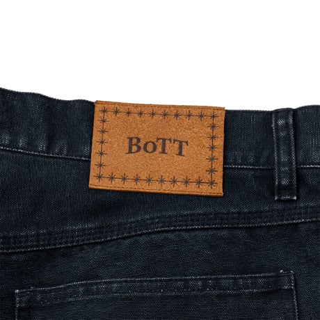 BoTT / WASHED PAINTER SHORT / BLACK