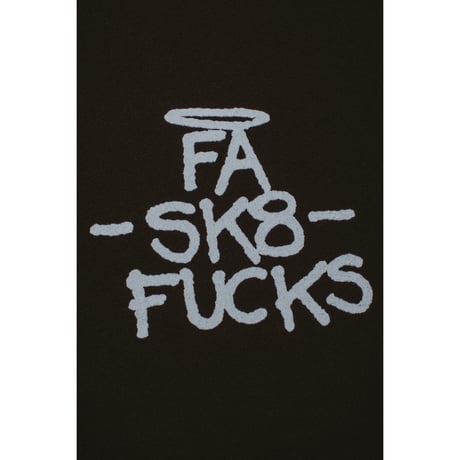 FUCKING AWESOME / SK8 FUCKS ZIP HOODIE / BLACK