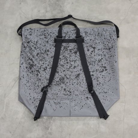 ZEPTEPI & Co. / DRIL BAG / LARGE / RAINDROPS / GRAY
