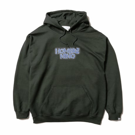 HOMBRE NINO / ICE HOODED PULL OVER / F GREEN