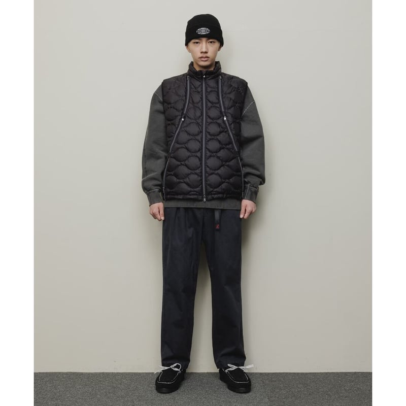 BAL / REMOVABLE SLEEVE DOWN JACKET / BLACK | So