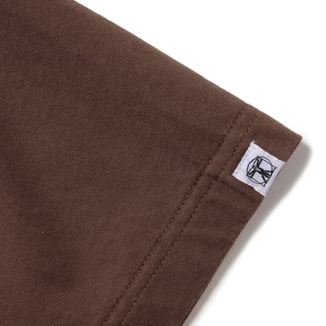 HOMBRE NINO / S/S PRINT TEE (RETRO) / BROWN