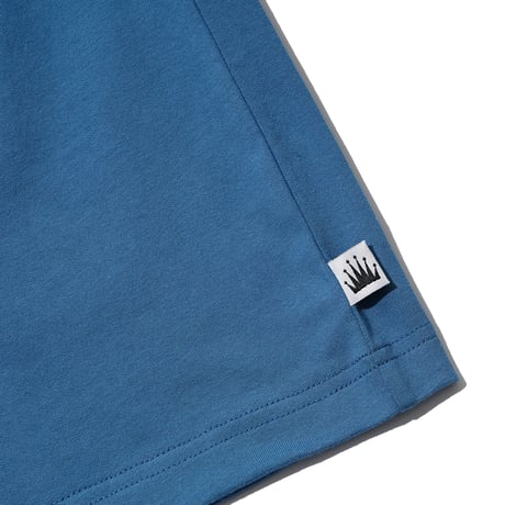 SARCASTIC / HOMME CROWN SHORT SLEEVE TEE / S.BLUE