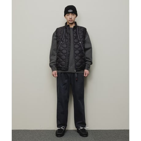 BAL / REMOVABLE SLEEVE DOWN JACKET / BLACK