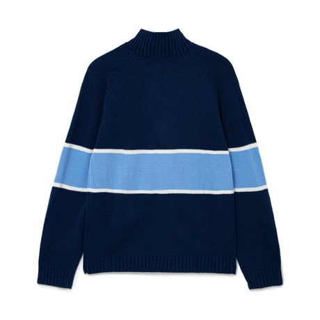 BoTT / HALF-ZIP DRIVERS KNIT / NAVY