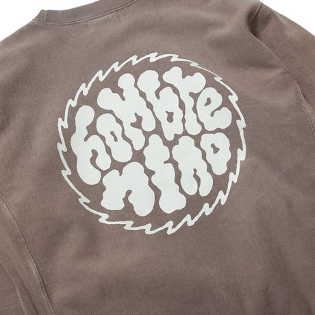 HOMBRE NINO / OVERDYE CREW NECK / BROWN