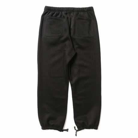 HOMBRE NINO / RUBBER LOGO SWEAT PANTS / BLACK