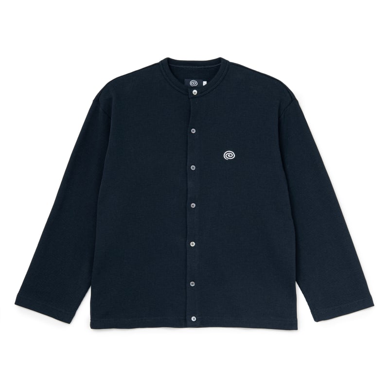 SOL soonerorlater / WAFFLE CREWNECK CARDIGAN /