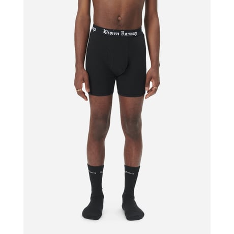 VIVIEN RAMSAY / BOXER BLIEF (3 PACK) / BLACK