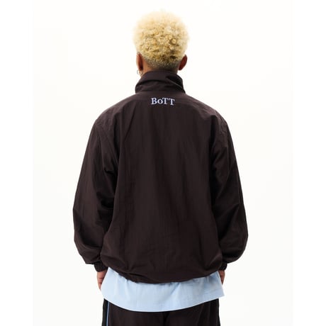 BoTT / PANELED TRACK JACKET / BROWN