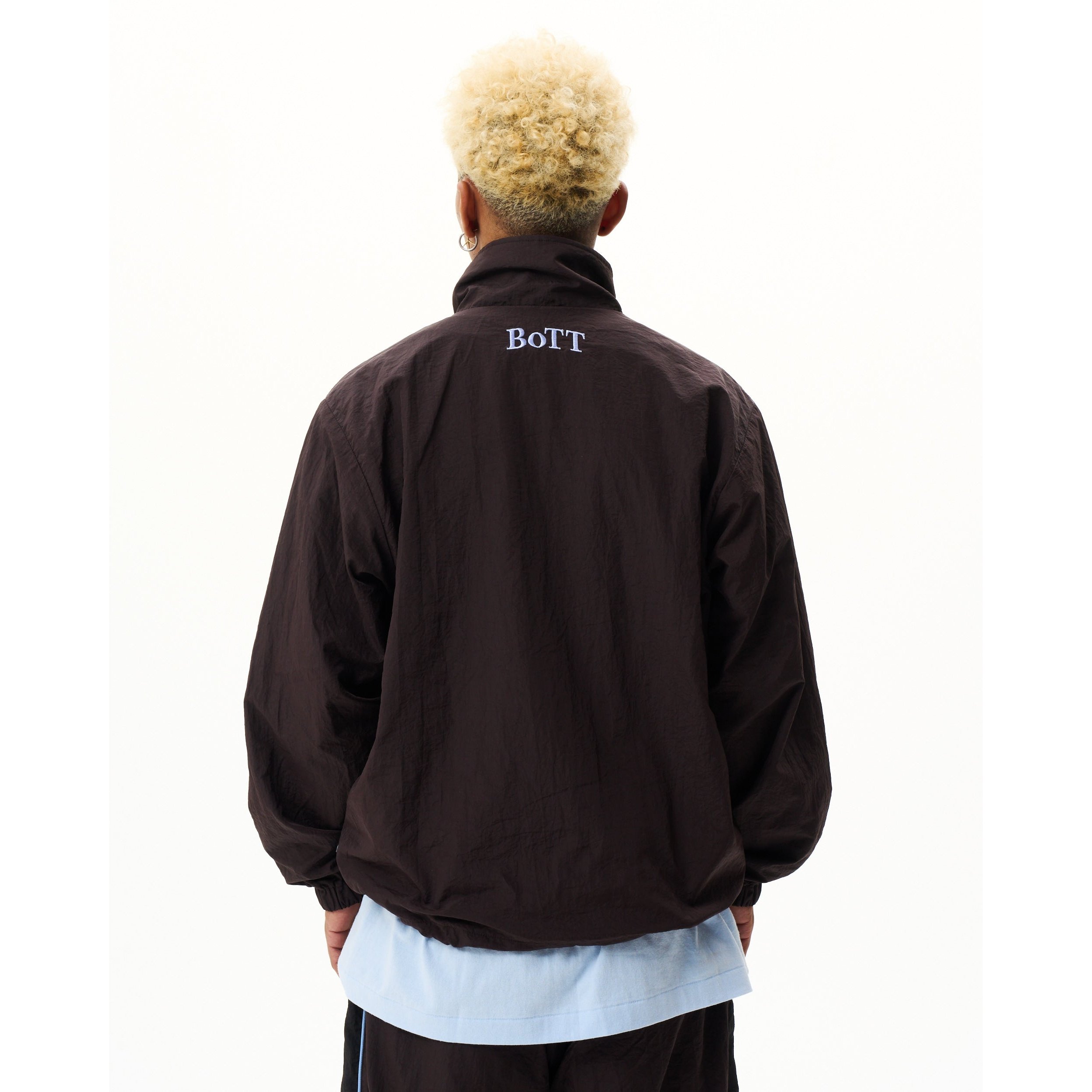 BoTT / PANELED TRACK JACKET / BROWN | Sophomore