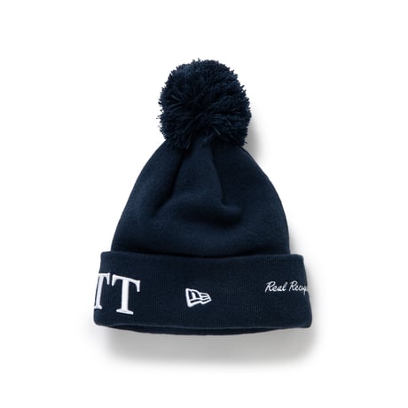 BoTT x NEW ERA / OG LOGO NEW ERA CUFFED POM BEANIE / NAVY