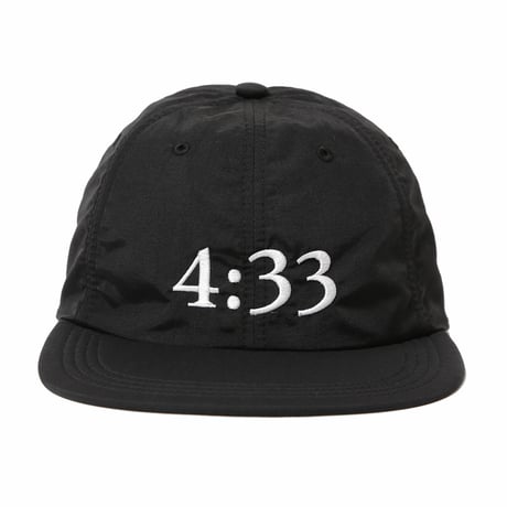 GARBAGE / SOFT BRIM 6 PANEL CAP (4:33) / BLACK (WHITE EMB)