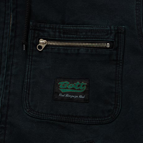 BoTT / HOODED FIELD JACKET / BLACK