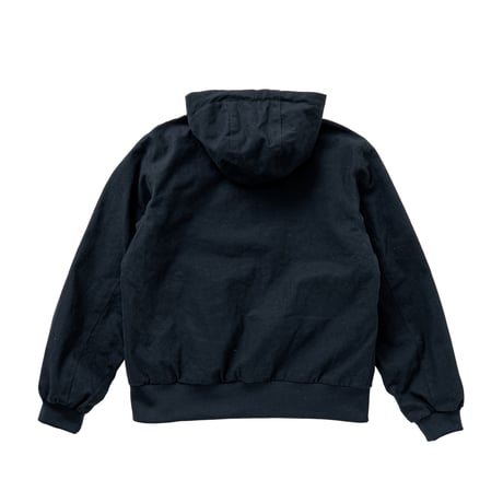 SPECIAL GUEST K.K. / DUCK CANVAS & THERMAL HOODED REVERSIBLE JACKET / NAVY