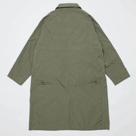 BAL / x TAION BALMACAAN COAT WITH DETACHABLE DOWN VEST / WOLF GRAY