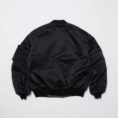BAL / x SPIEWAK DOUBEL ZIP BOMBER JACKET / BLACK
