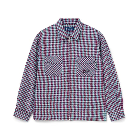BoTT / ZIP-UP FLANNEL SHIRT / SLATE BLUE
