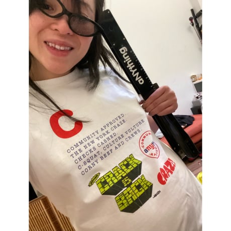 aNYthing / "C" T-SHIRT / WHITE