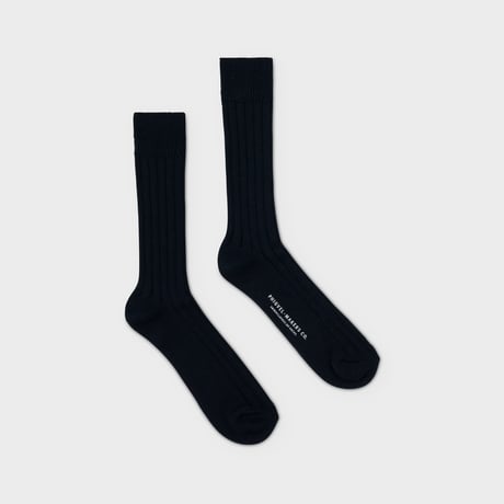 PHIGVEL MAKERS & Co. / GENT’S SOCKS / IVORY BLACK