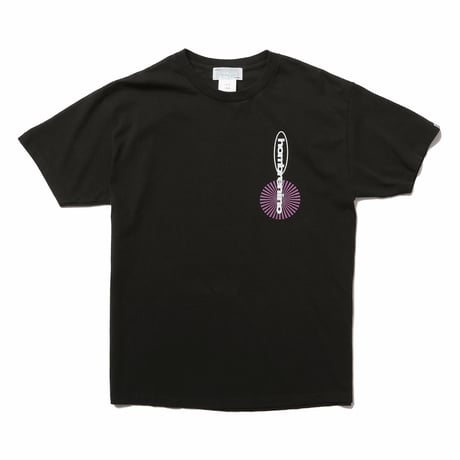 HOMBRE NINO / VINTAGE WASH S/S PRINT TEE / BLACK