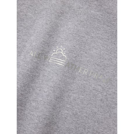 ALWAYTH / REFLECTIVE LOGO CREWNECK / HEATHER GRAY