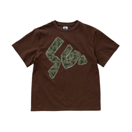 SPECIAL GUEST K.K. / SEX CAMO FABRIC PATCH TEE / BROWN