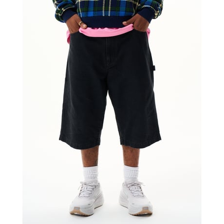 BoTT / WASHED PAINTER SHORT / BLACK