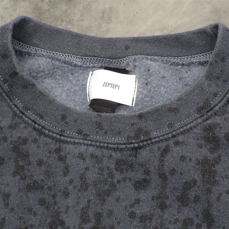 ZEPTEPI & Co. / CREWNECK SWEATSHIRTS / RAINDROPS / GRAY
