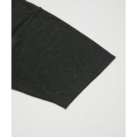 BAL / VENTILATION MESH KNIT ZIP POLO / BLACK