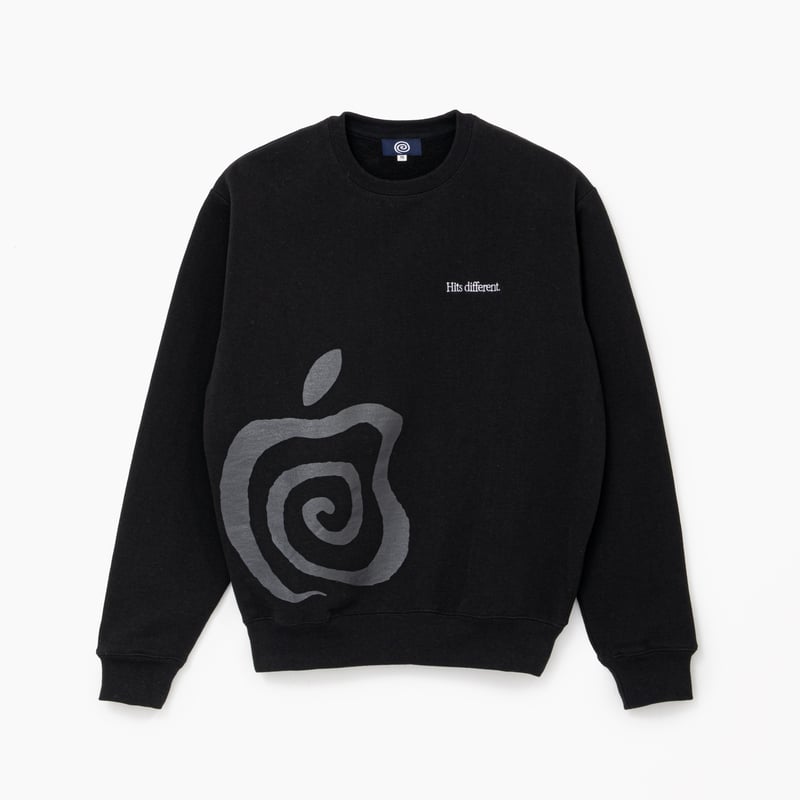 SOL soonerorlater / APPLE SWEATSHIRTS / BLACK |