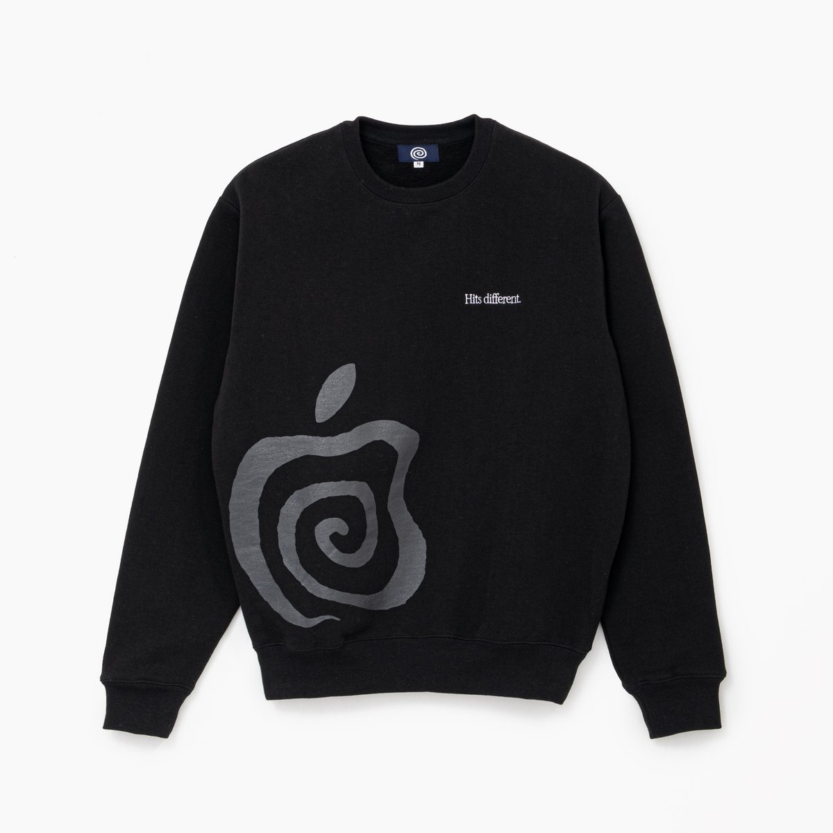 ファッション雑貨 SOL soonerorlater SOL soonerorlater / APPLE SWEATSHIRTS / BLACK |