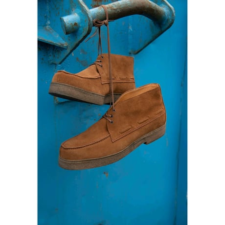PHIGVEL MAKERS & Co. / FIELD MOCCASIN BOOTS / BLACK SUEDE