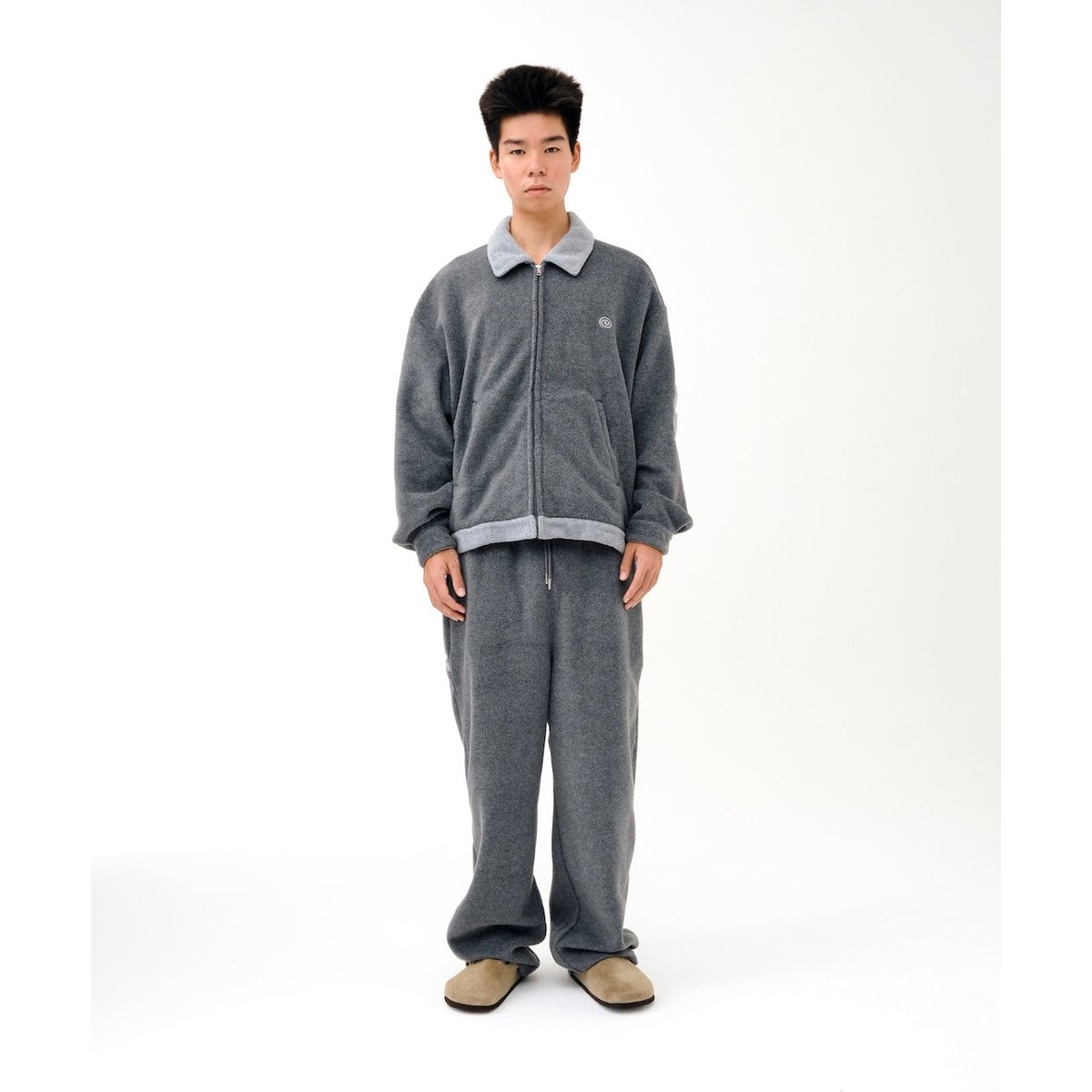 ジャケット・アウター sol soonerorlater SOL soonerorlater / FLEECE WORK JACKET / NAVY |