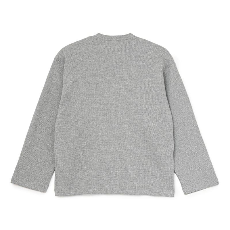 SOL soonerorlater / WAFFLE CREWNECK CARDIGAN /
