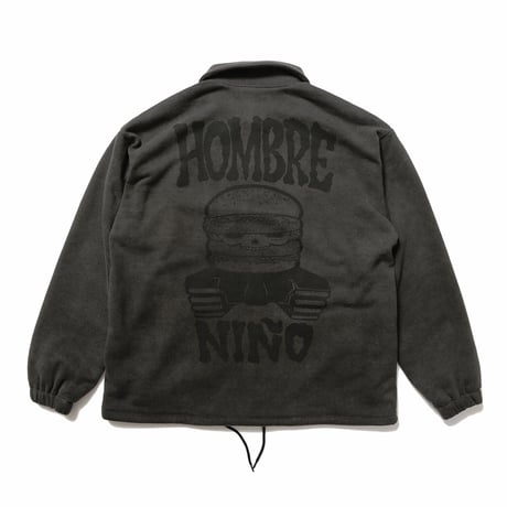 HOMBRE NINO / SWEAT COACH JACKET / BLACK