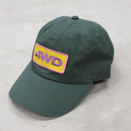 4WD  (4 WORTH DOING) / 4WD LOGO PATCH 5 PANEL HAT / GREEN
