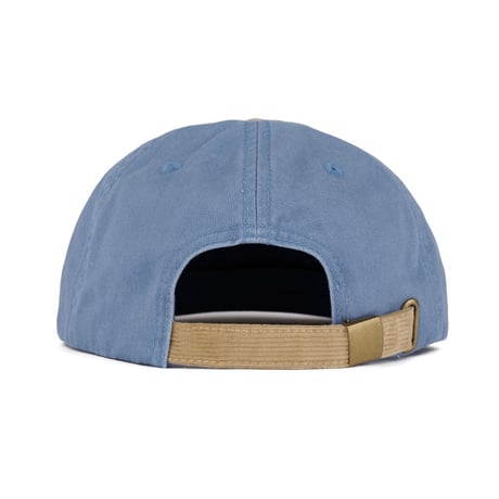 BRAIN DEAD / SHARK ATTACK 6 PANEL HAT / BLUE/KHAKI