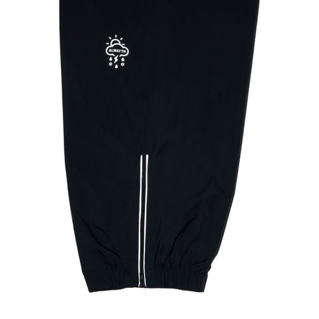 ALWAYTH / TRAINING JACKET ＆ PANTS SET / REFLECT PRINTED / BLACK