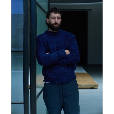 PHIGVEL MAKERS & Co. / SHAGGYDOG MOHAIR SWEATER / STONE GRAY