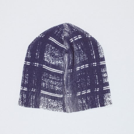 FUCKING AWESOME / DIGITAL PLAID SKULLY BEANIE / NAVY