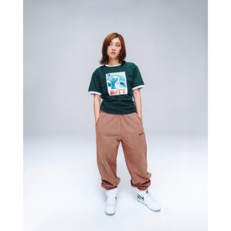 BoTT / PIGMENT DYED SWEAT PANT / BROWN