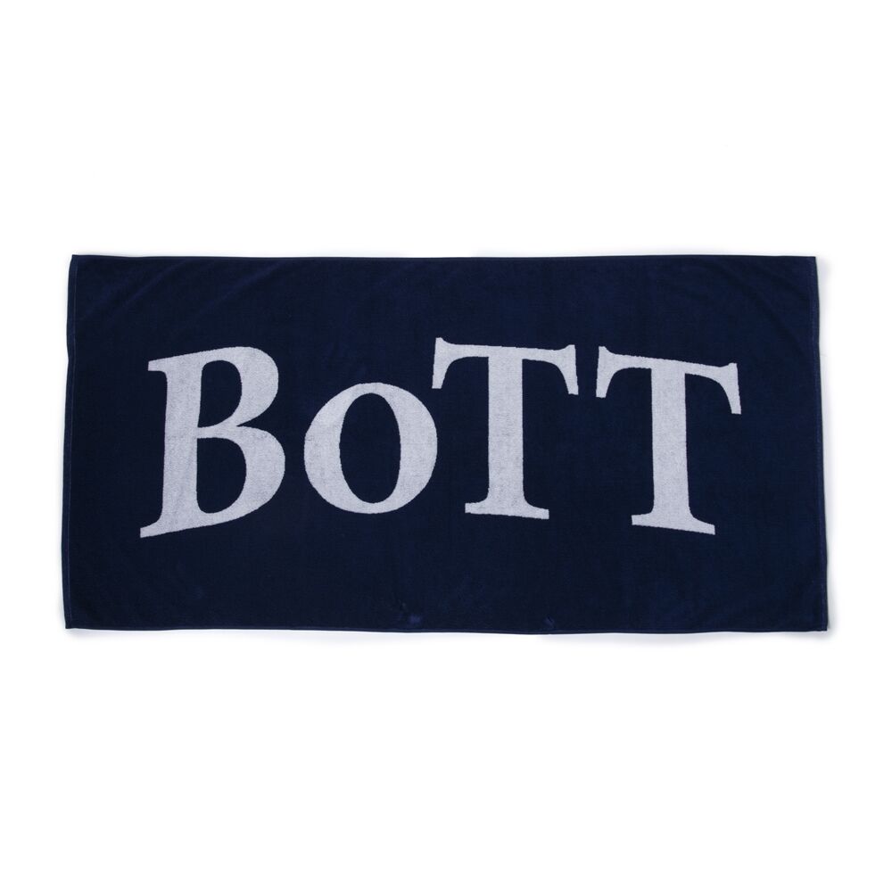 Bott OG Logo Beach Towel / NAVY ボット BoTT / OG LOGO BEACH TOWEL / NAVY | Sophomore